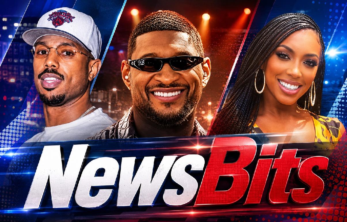 NewsBits - Michael B Jordan Usher Porsha Williams