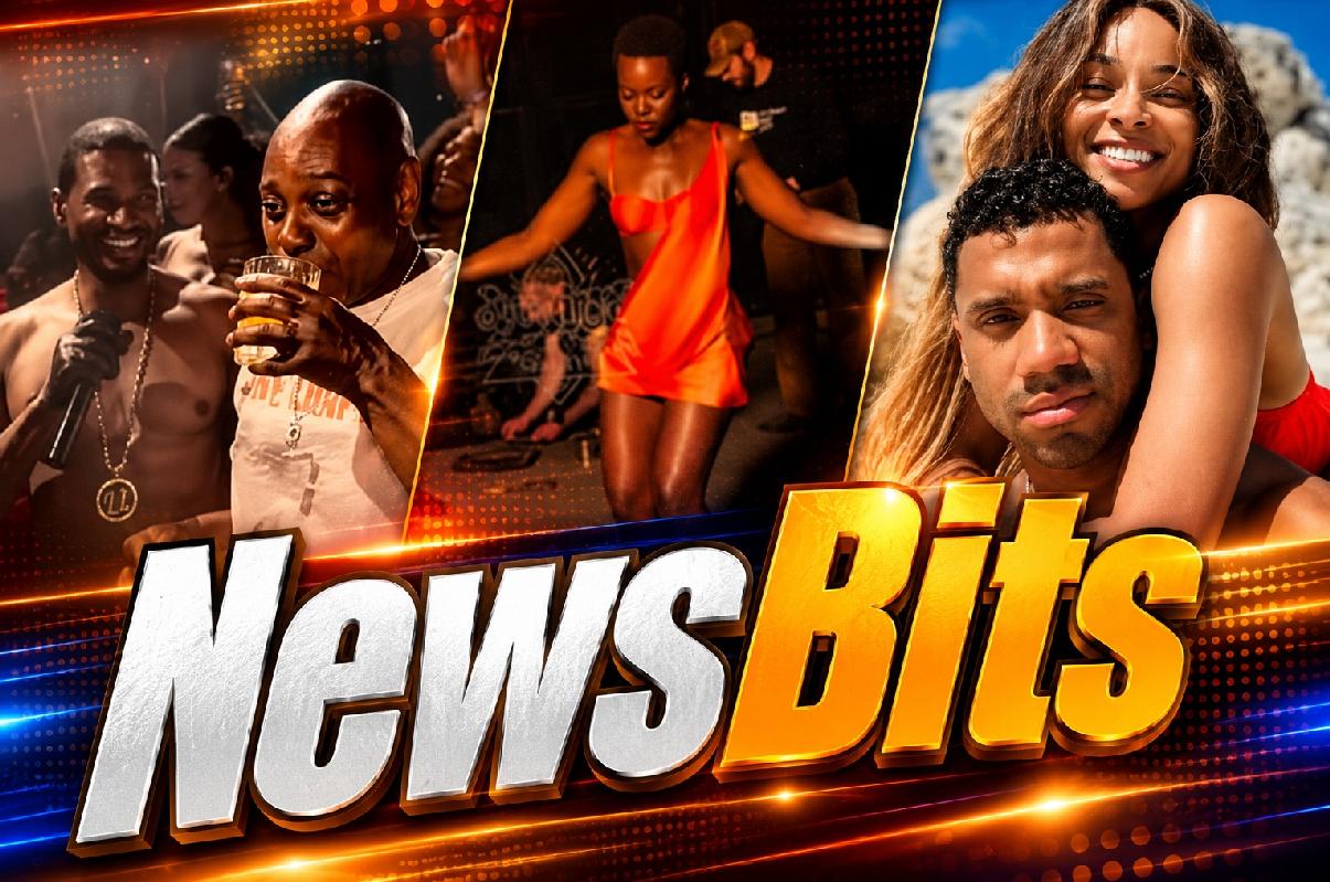 NewsBits - Usher and Dave Chappelle Lupita Nyong'o Ciara and Russell