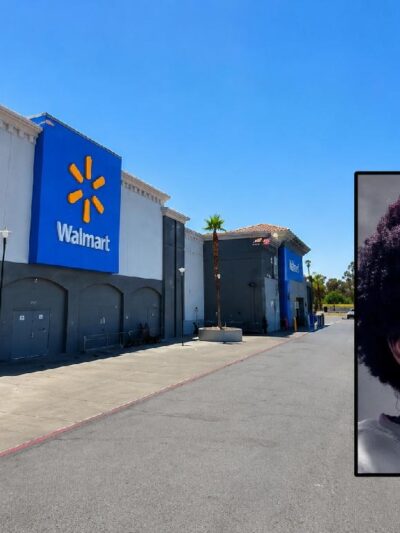 Raqiya Halima Smith (inset) and Las Vegas Walmart