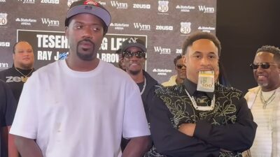 Ray J and Orlando Brown at press conference