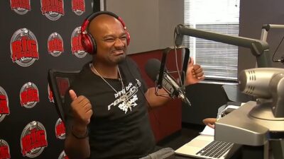 Big Tigger on V-103 morning show