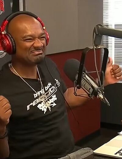 Big Tigger on V-103 morning show