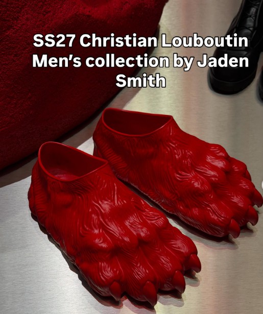 Jaden Smith Debuts Claw Feet Shoes For His Christian Louboutin Men's Collection