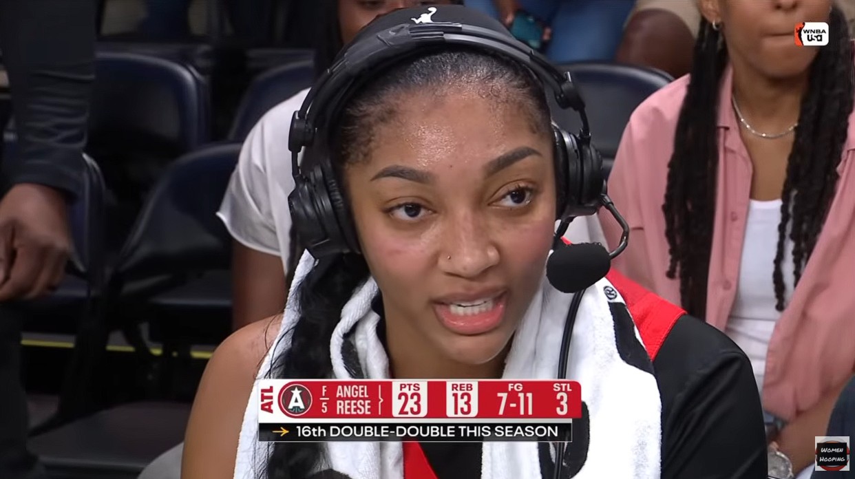 Angel Reese interview after DROPPING 23pts/13reb | Atlanta Dream WNBA