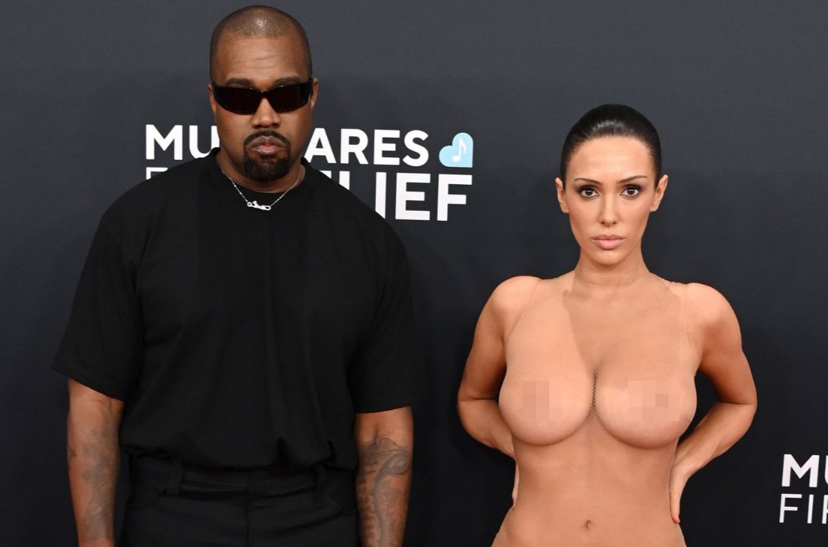 Kanye West and Bianca Censori