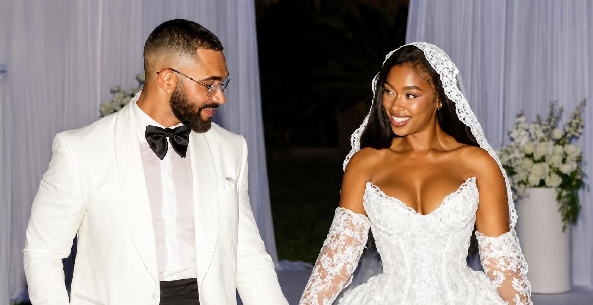 Tyler Lepley and Miracle Watts (wedding) - screenshot