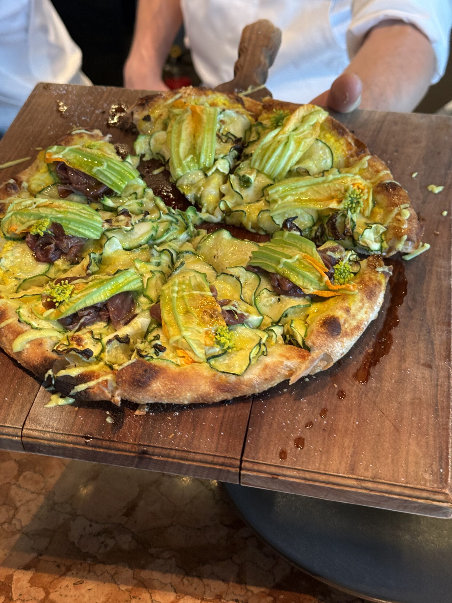 Zucchini E Anatra Pizza from Pizza Bar on 38h (instagram)