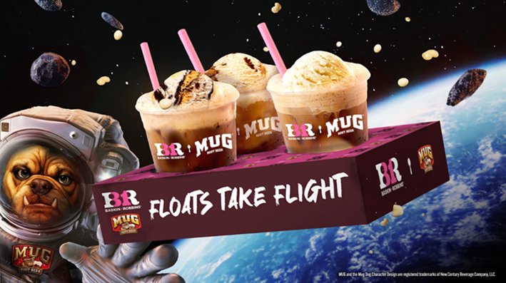 National Root Beer Float Day (Aug 6): MUG Root Beer and Baskin-Robbins