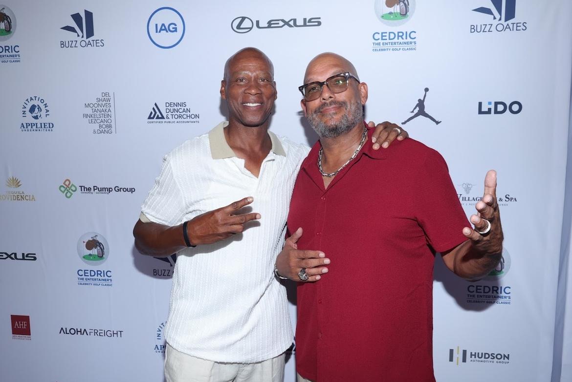13th Annual Celebrity Golf Classic Byron Scott and David Justice - Photo Arnold Turner