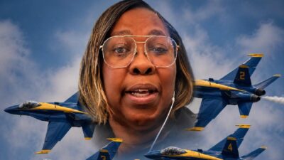 Candy Whitehurst and Blue Angels - screenshot/depositphotos
