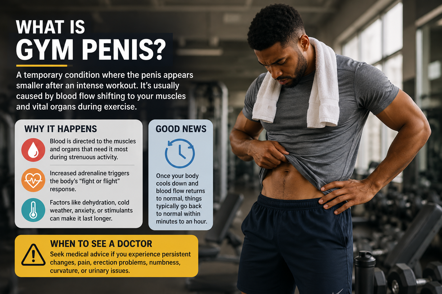 What Is ‘Gym Penis’? Why Men May Notice Changes After a Workout