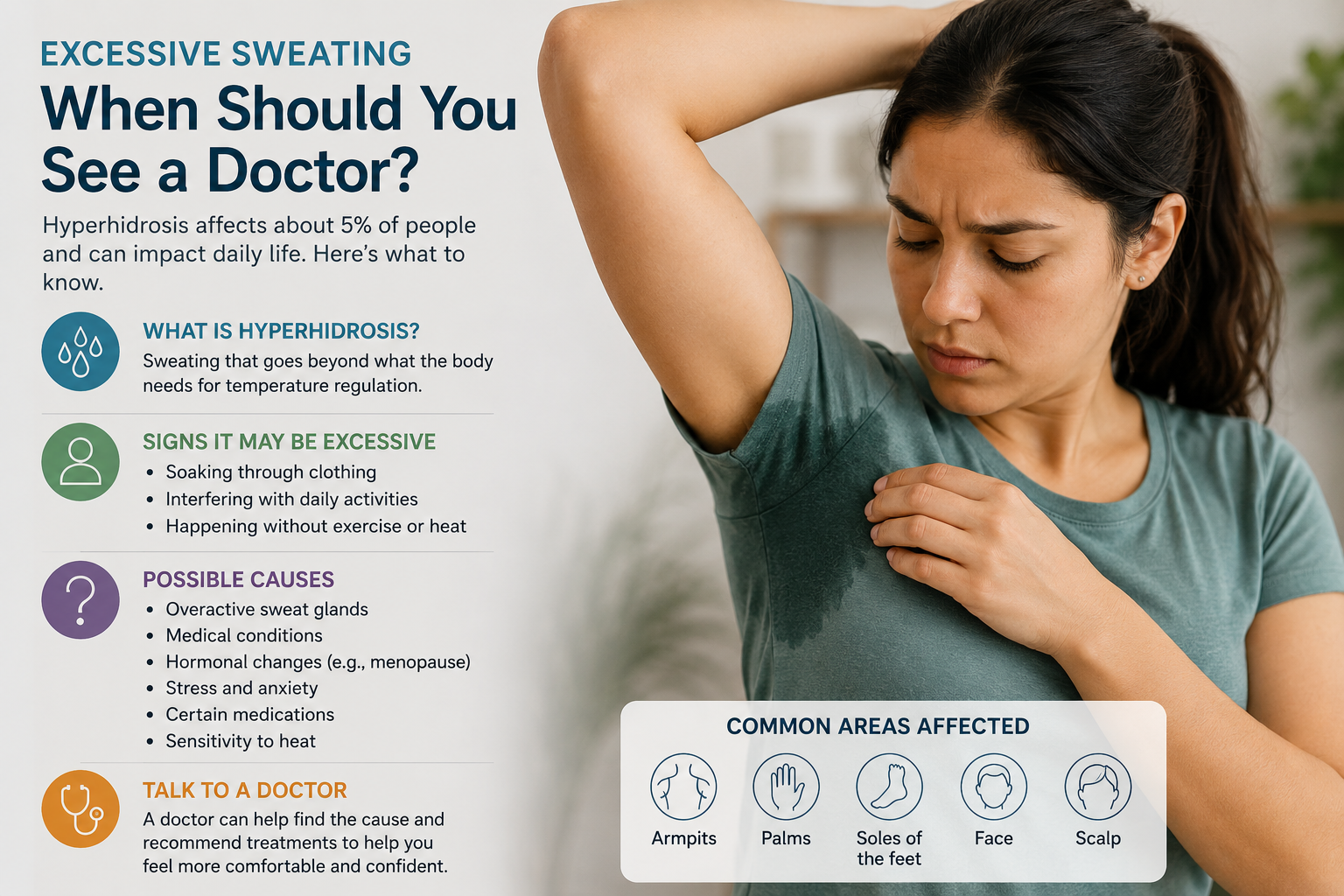 Excessive Sweating: When to Seek Help