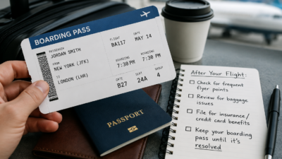 Why Travelers Should Save Their Boarding Pass After a Flight