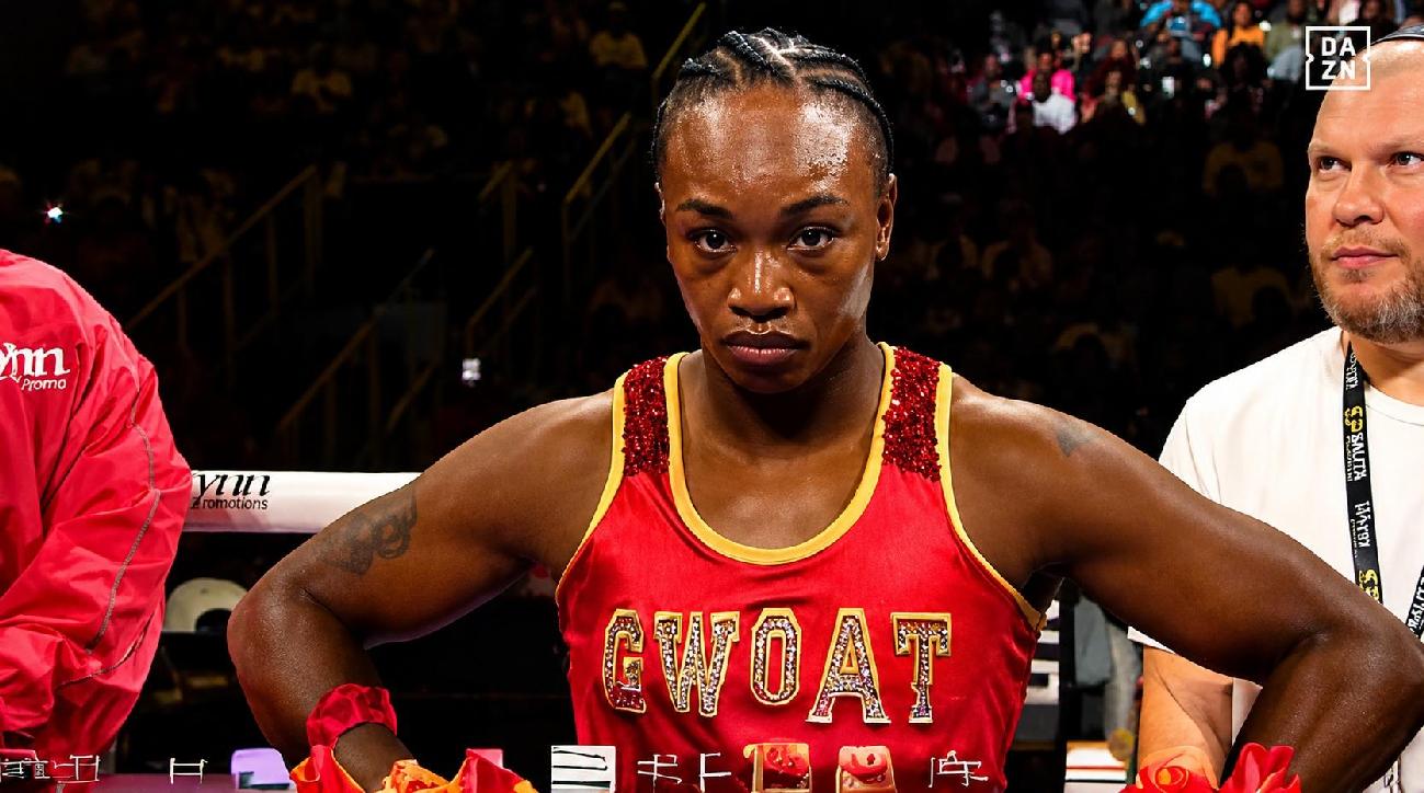 Claressa Shields (before beating Kaye Scott) - screenshot.jpg