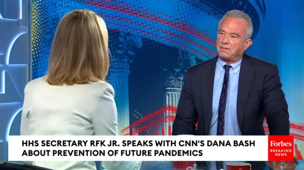 Dana Bash and RFK Jr - screenshot