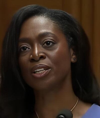 Dr Erica Schwartz as CDC director - screenshot