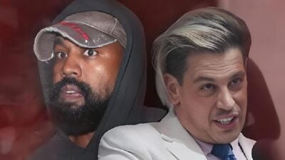 Kanye West and Milo Yiannopoulos - Getty