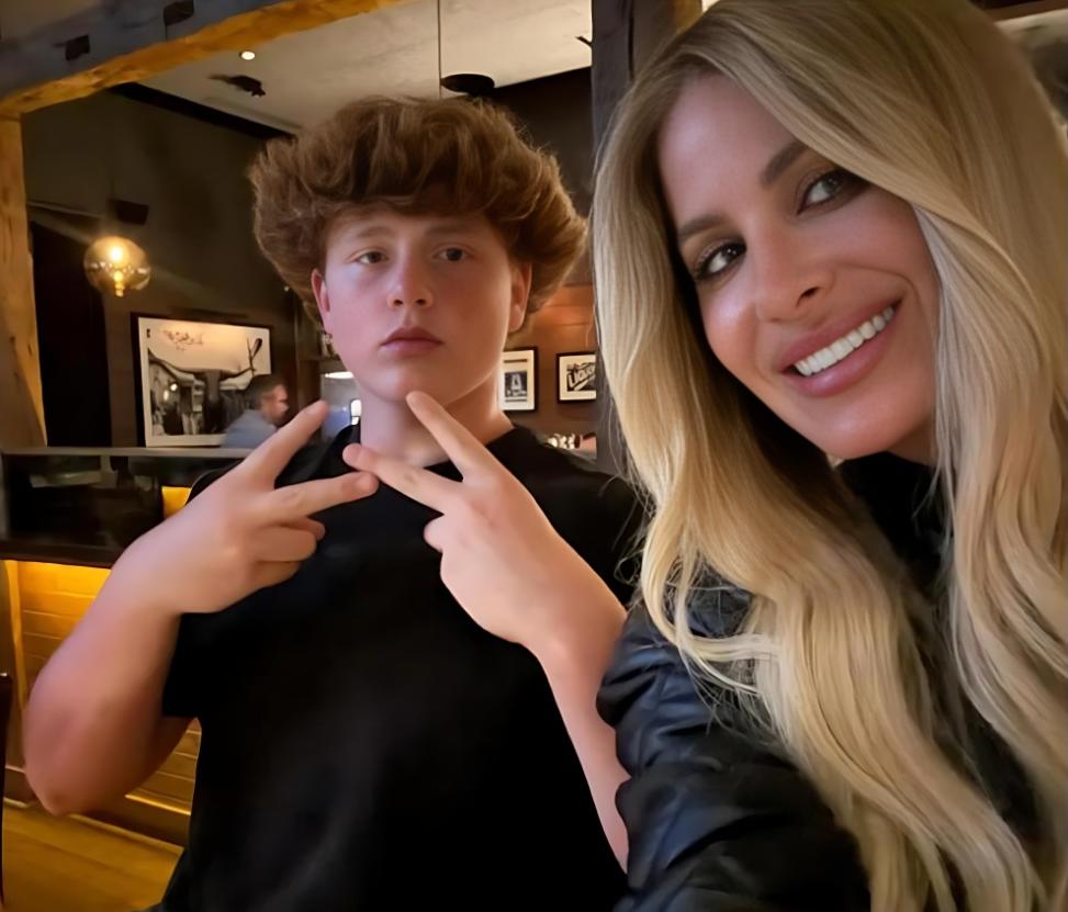 Kroy Biermann Jr. and Kim Zolciak - via Instagram