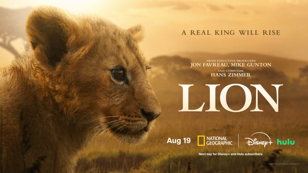 LION Airs Aug. 19 on National Geographic and Streams Aug. 20 on Disney+ and Hulu
