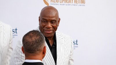Magic Johnson at Pump Foundation gala - screenshot