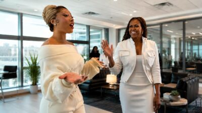 Megan Thee Stallion and Michelle Obama - screenshot