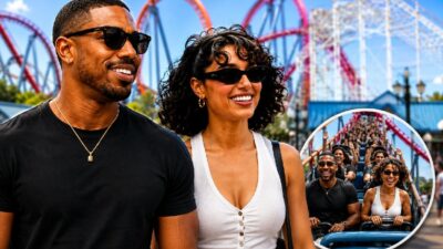 Michael B Jordan and RAYE