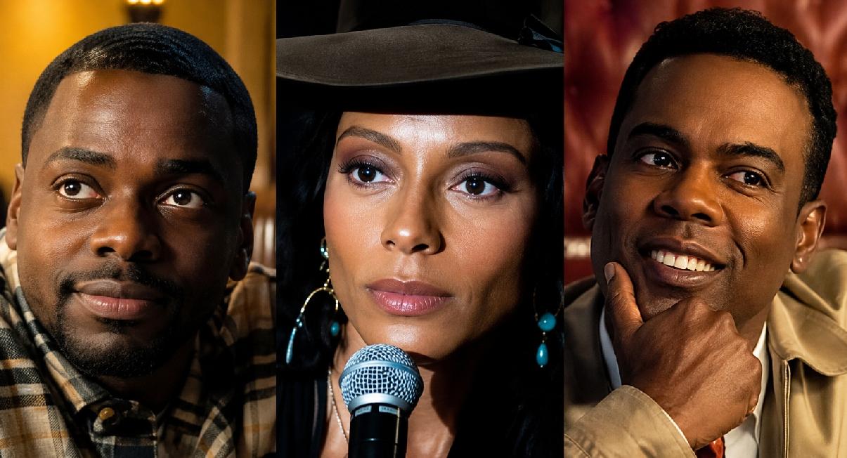 Misty Green Daniel Kaluuya Rosalind Eleazar Chris Rock