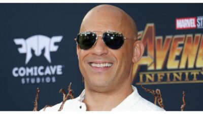 Vin Diesel at the premiere of Disney and Marvel's 'Avengers: Infinity War'