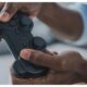 Man playing with joystick