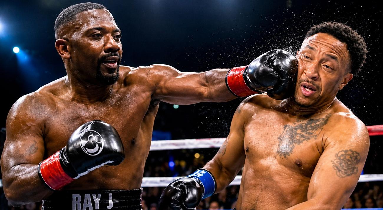 Ray J tags Orlando Brown - via screenshot