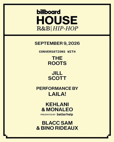 Billboard House Brings The Roots, Jill Scott and Kehlani to NYC