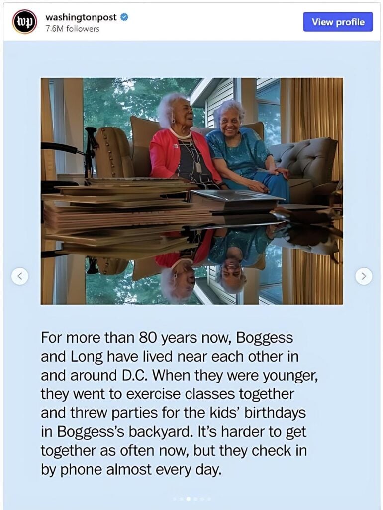Velma Long and Dorothy Boggess - via Instagram