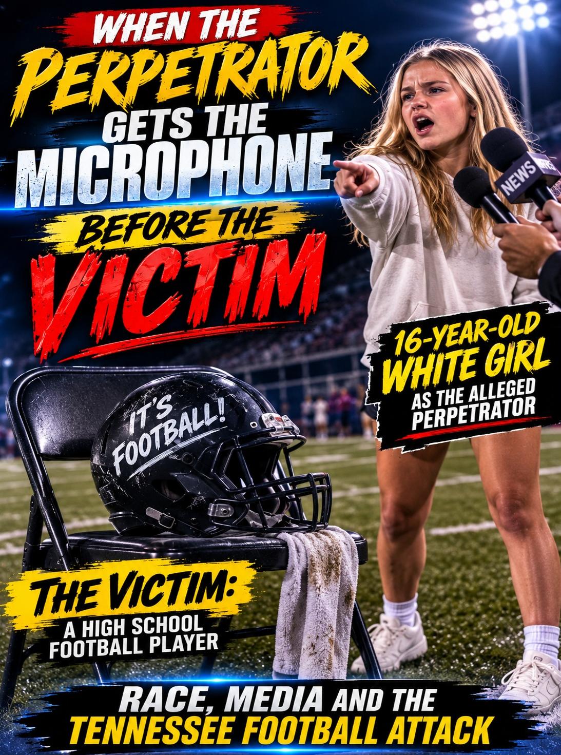 When the perpetrator gets the microphone before the victim