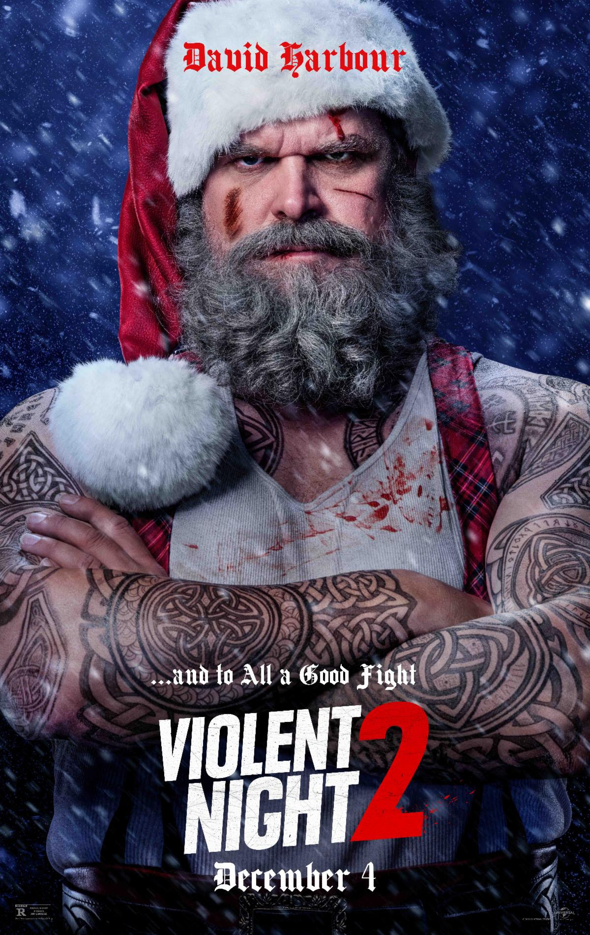 David Harbour reprises his role as Santa Claus
