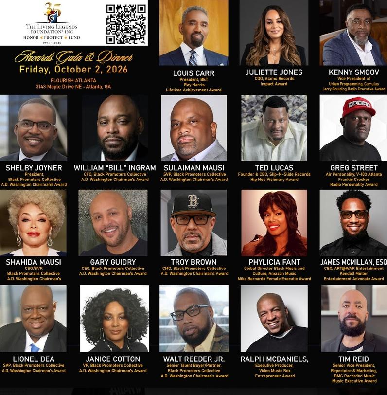 2026 Living Legends Foundation Honorees