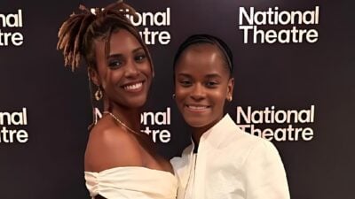Angel-Vicki and Letitia Wright - via X