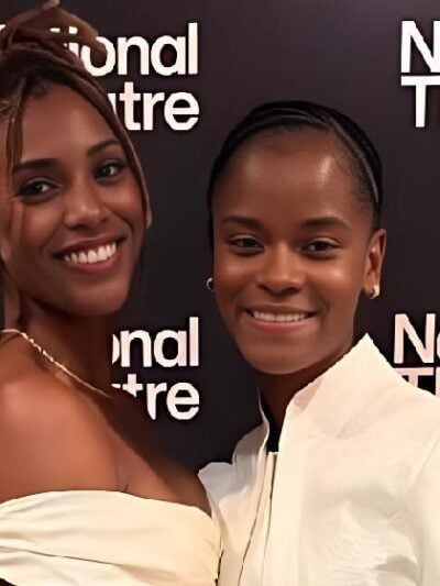 Angel-Vicki and Letitia Wright - via X