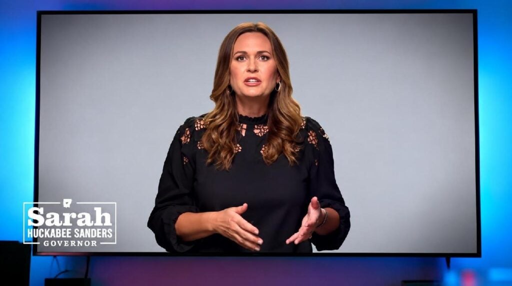 Brad ad (Sarah Huckabee Sanders) - screenshot
