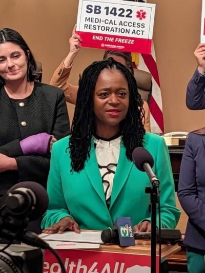 California State Sen Lola Smallwood-Cuevas (D-Los Angeles) / CBM photo by Antonio Ray Harvey