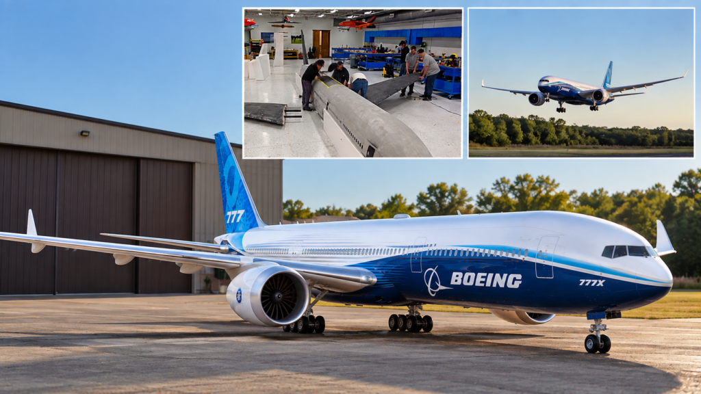 YouTuber Built a Giant RC Boeing 777X