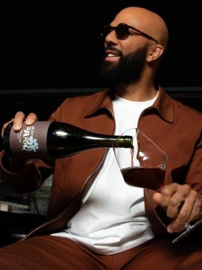 Common and his Jeffrey Park wine