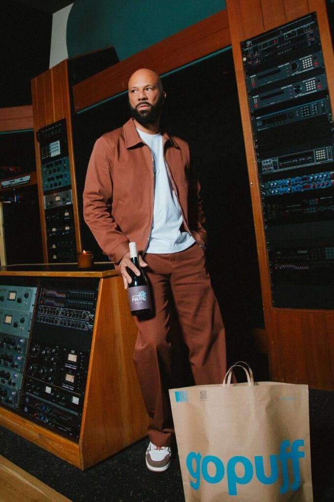 Common and his Jeffrey Park wine