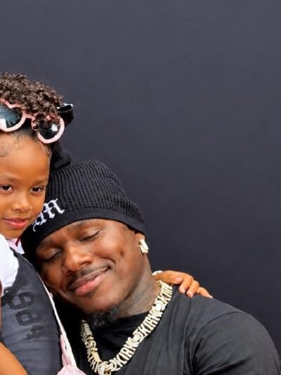 DaBaby and daughter Velour at RookieKids (Instagram)