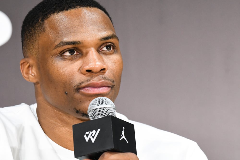 Russell Westbrook in Shanghai