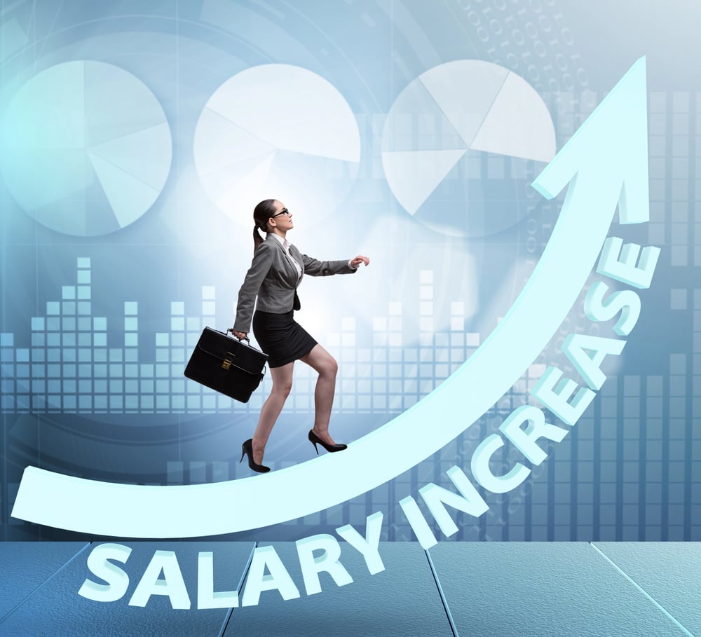 salary increase concept