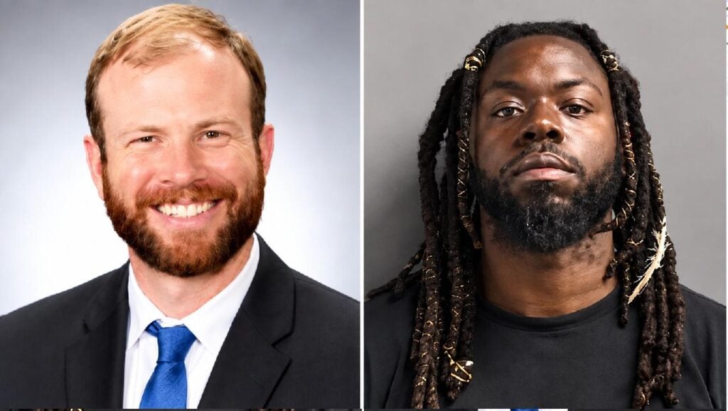 Dr Idris Evans and Elijah Hemingway