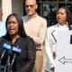 Fox 11 coverage of James T. Butts press conference - screenshot