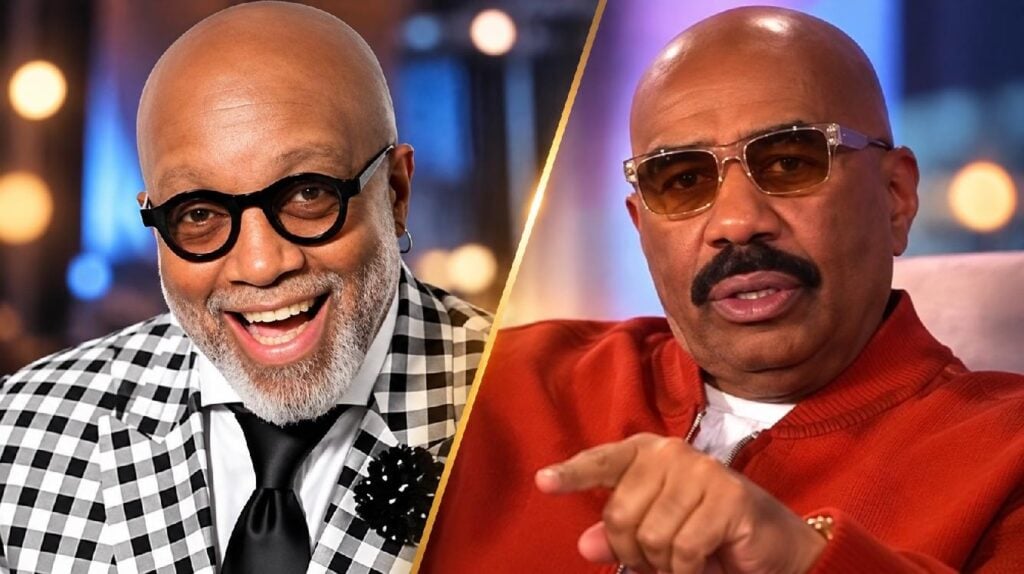 Jonathan Slocumb and Steve Harvey