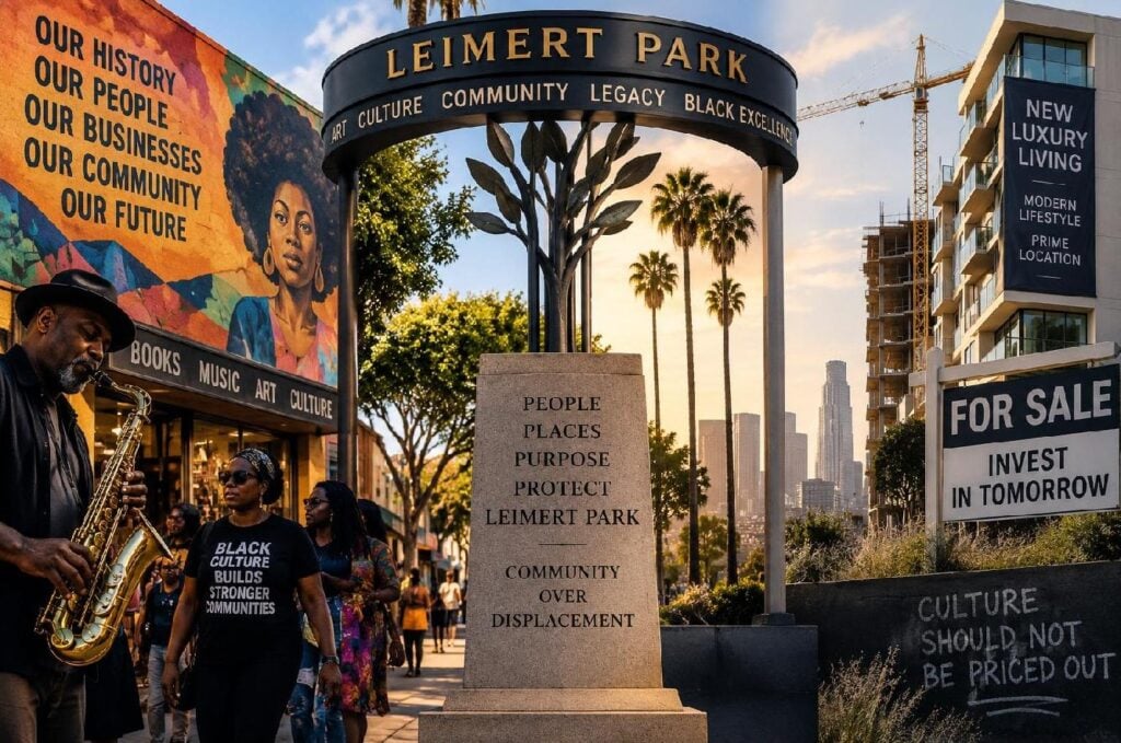 Leimert Park's future has become the focus of a larger debate over Black ownership, development and gentrification in Los Angeles - via eurAI