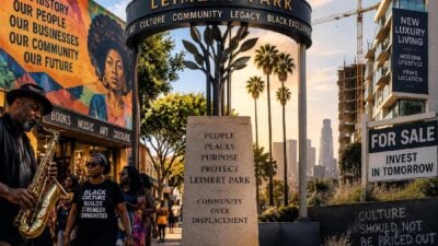 Leimert Park's future has become the focus of a larger debate over Black ownership, development and gentrification in Los Angeles - via eurAI